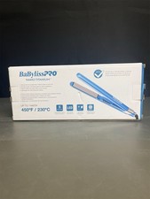 BabylissPRO Nano Titanium Ultra-Sleek Hair Straightener, Flat Iron for All Hair