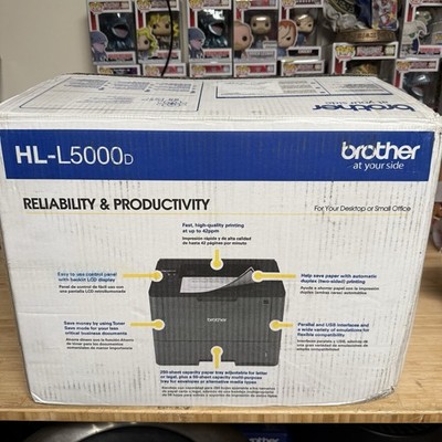 Brother HL-L5000D Business Laser Printer - Duplex - 42ppm - Up to 1200 x 1200 dp