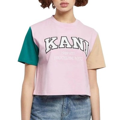 Koszulka Karl Kani t-shirt Serif Crop Block Tee W 6130859 - XS Karl Kani