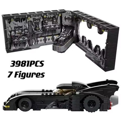 NEW 3981 PCS DC Batman Batcave Shadow Box Building Set WITH ALL FIGS INCLUDED