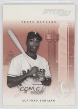 2005 Donruss Studio Proofs Silver 32/100 Alfonso Soriano #277 0a4v