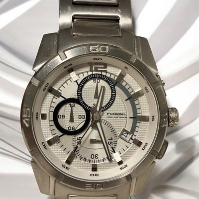 Fossil Blue CH-2498 Men s Chronograph Quartz Wristwatch Prefect Condition Works