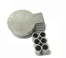 AR500 6"X 3/8" Steel Target Plate Rack DIY Kit DOM Pivot Tube (6)