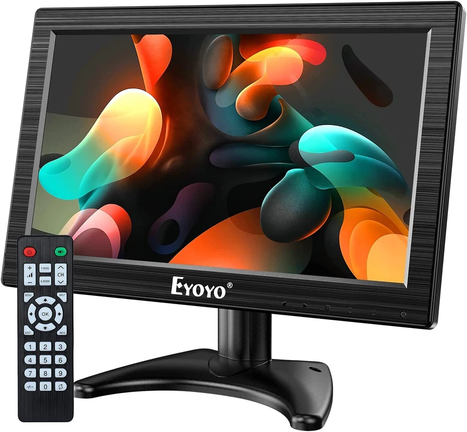 EYOYO 11.6" IPS Security Monitor Dual Speakers HDMI/VGA/AV/BNC Input CCTV screen