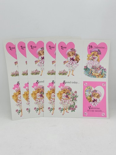Vintage 1993 Peppermint Rose Box Of 29 Valentines - Picture 9 of 11