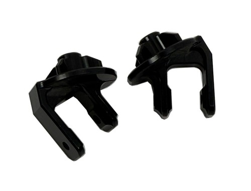 Soportes de amortiguador inferiores traseros de aluminio Dhawk JRX2 negros para Team Losi JRX2 JRX-PRO - Imagen 2 de 4