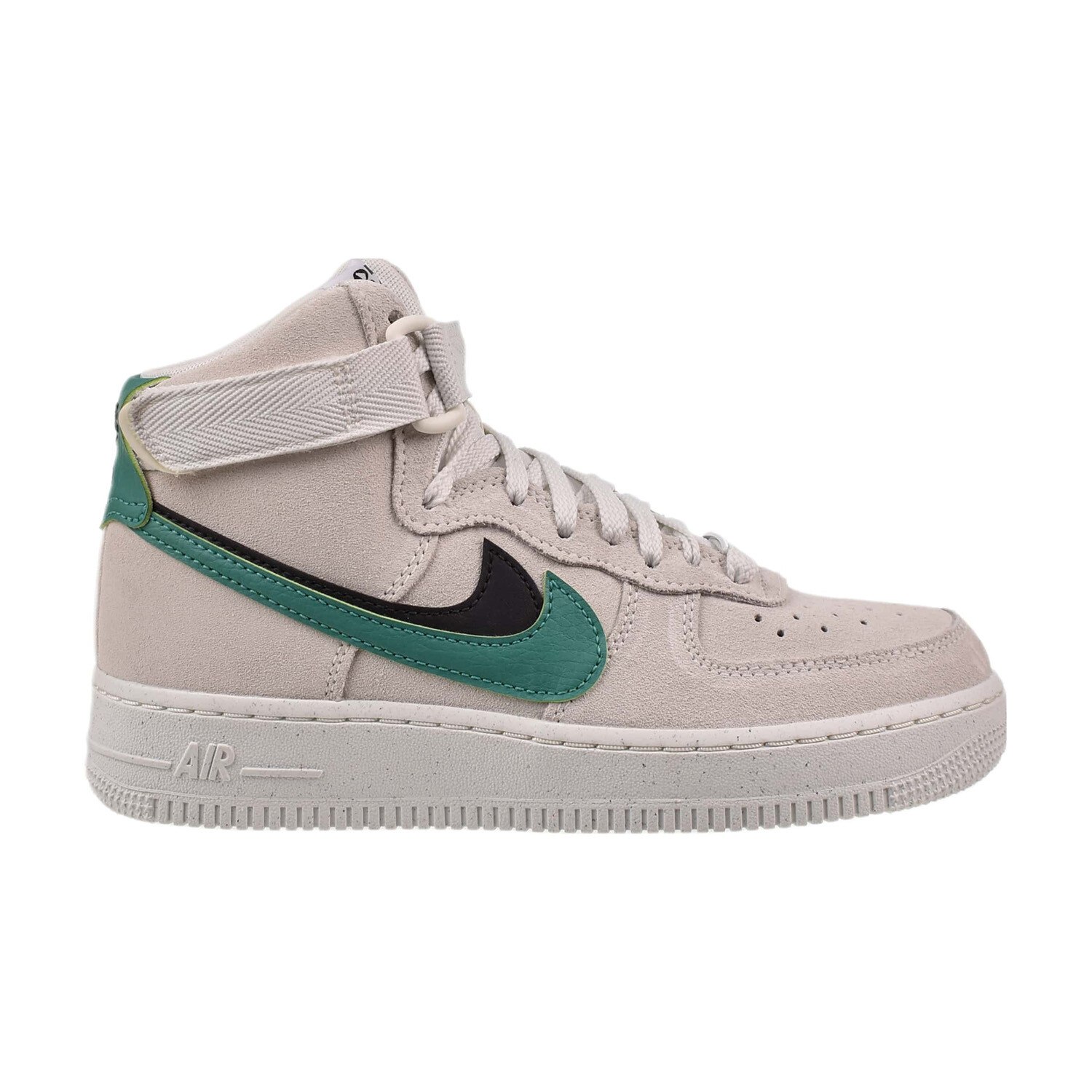 Женская обувь Nike Air Force 1 High SE Sesame-Neptune зеленого цвета DO9460-100