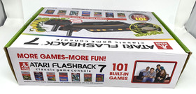 Atari Flashback 7 Classic Console with 101 Games, Controllers, Box, Tested
