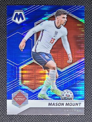 メイソン マウント Mason Mount 2021-22 Panini Mosaic World Cup Blue Pulsar