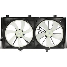 Radiator Condenser Cooling Fan Assembly For 2007-11 Toyota Camry 3.5L 3456CC V6