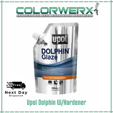 UPOL Dolphin Glaze Finishing Filler 440ml + Hardener – Ultra Smooth Finish