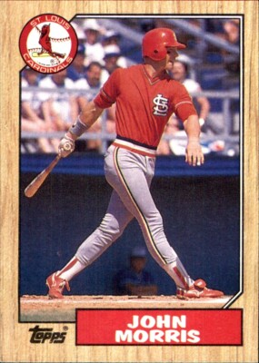 1987 Topps #211 John Morris ST. LOUIS CARDINALS