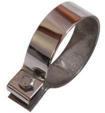 BASTUCK Zacisk wydechowy ze stali nierdzewnej Zacisk taśmowy Ø 63-68mm 2,5''"" SCH63