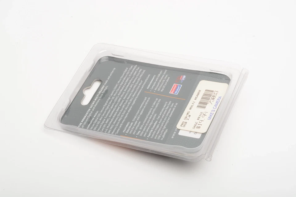 Promaster SD/MS Multi Card Reader - USB 2.0 in blister pack - Image 2 of 2