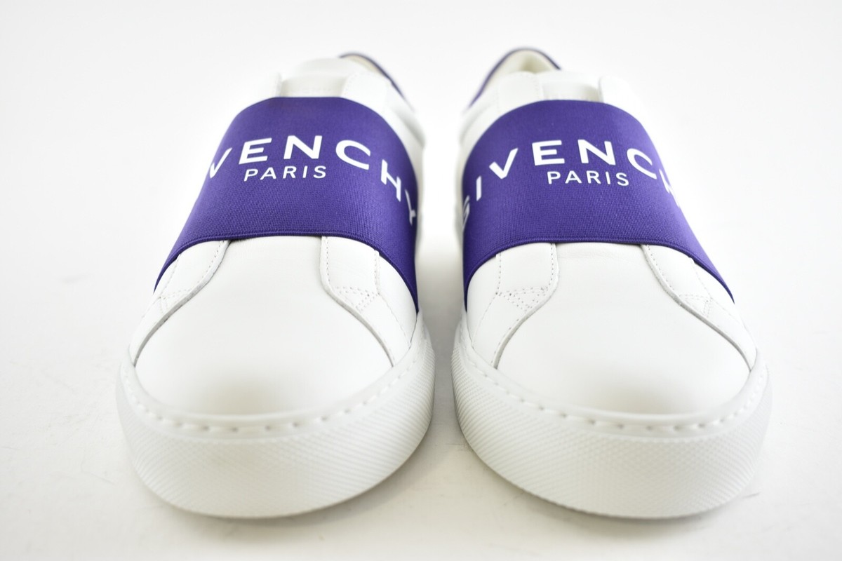 【SUMMER SALE❗️】GIVENCHYスニーカー Givenchy Urban Street Knot White Purple Logo Low Top Flat