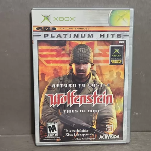 Return to Castle Wolfenstein Tides of War (XBOX) Complete Refurbished PH