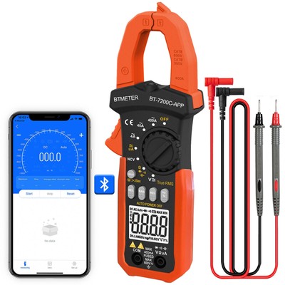 HoldPeak 4000uA AC Current Clamp Ammeter Clamp Multimeter TRMS Voltage Measuring