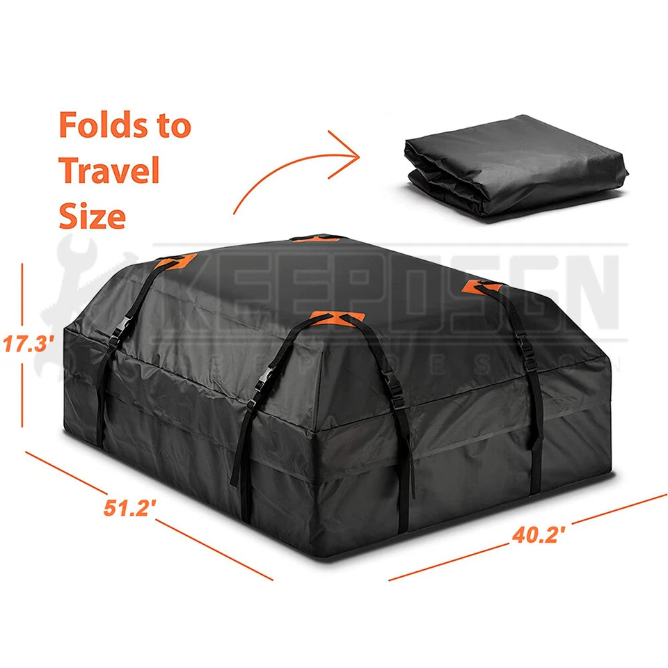 Equipaje de carga 600D impermeable para Nissan 21 ft SUV techo techo techo Foto 2 de 4