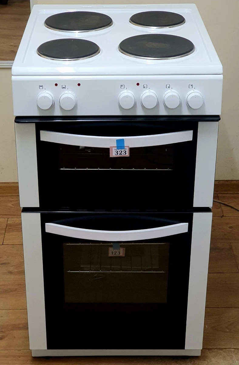 Essentials CFTE50W17 50cm Electric Solid Plate Freestanding Cooker