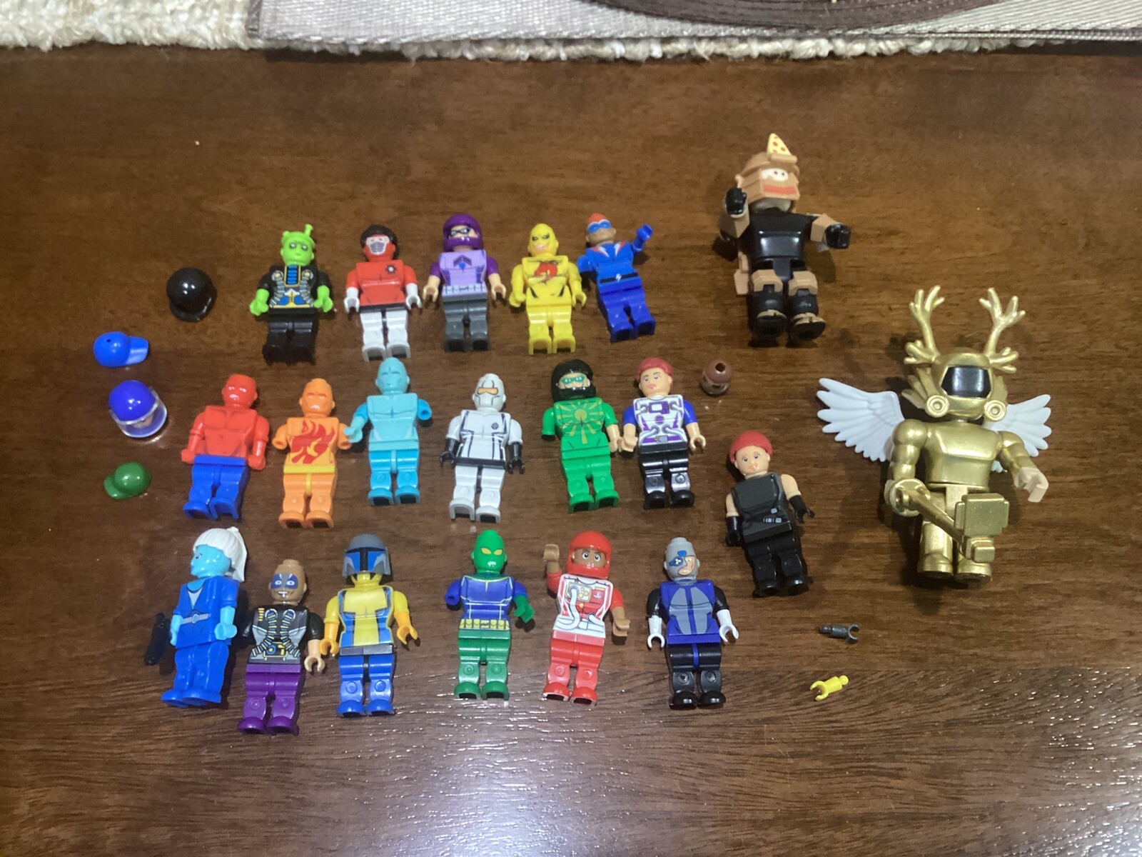 Block Tech Figures Lot Roblox Figures Mixed Golden God