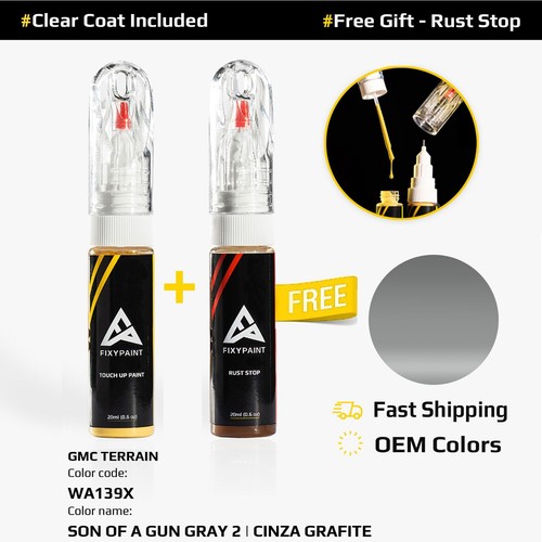 Touch Up Paint For GMC TERRAIN Code WA139X SON OF A GUN GRAY 2 CINZA touch-up-paint-for-gmc-terrain-code-wa139x-son-of-a-gun-gray-2-cinza
