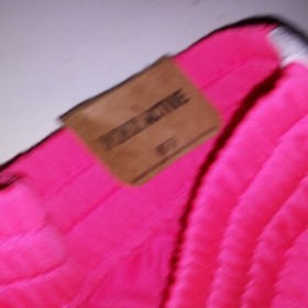 Victoria Secret PINK Track Pants Medium Pink White Athletic Zip Ankles New