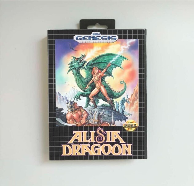Alisia Dragoon Video Game Console Card Cartridge for GENESIS