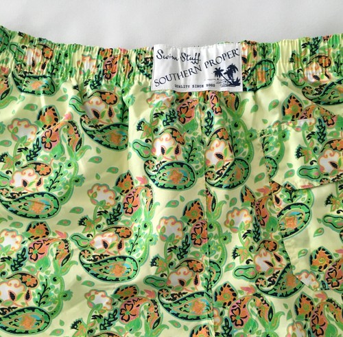 Southern Proper Mens Bathing Suit SZ M 30/32 MSRP $75.00 NWOT - Picture 5 of 7