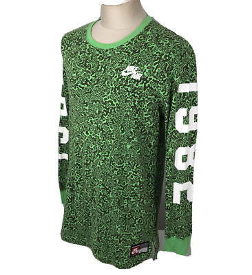 nike long sleeve green