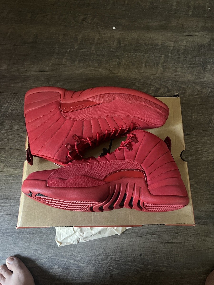 gym red 12s size 13
