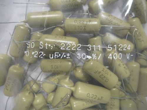 0,22 uF 220 nF 0,22 400V FUZZ SENF SENF MULLARD Unser Set 3 Stück CL3/48 - Bild 4 von 7