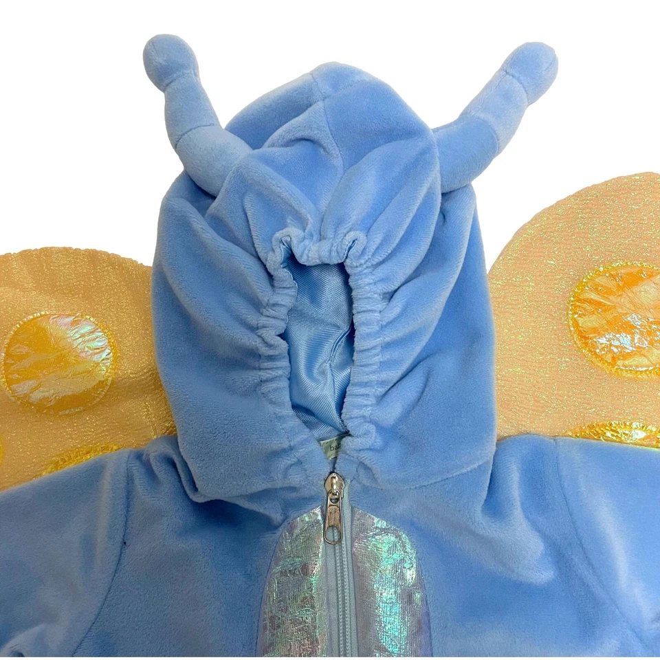 Babystyle младенца бабочка костюм для Хэллоуина 6-18 месяцев флис молнии с капюшоном - Изображение 3 из 4