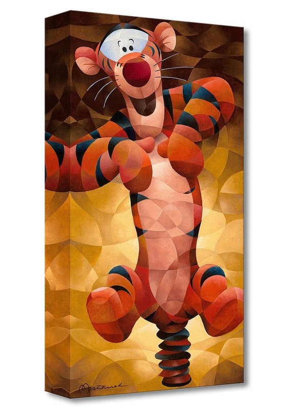 Winnie the Pooh Disney Fine Art Tom Matousek Lt Ed TOC Print Tigger's Bounce