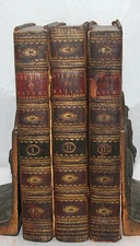 STUDIES OF NATURE FRENCH BY SAINT-PIERRE FINE LEATHER 3 VOL BOOK SET LONDON 1798