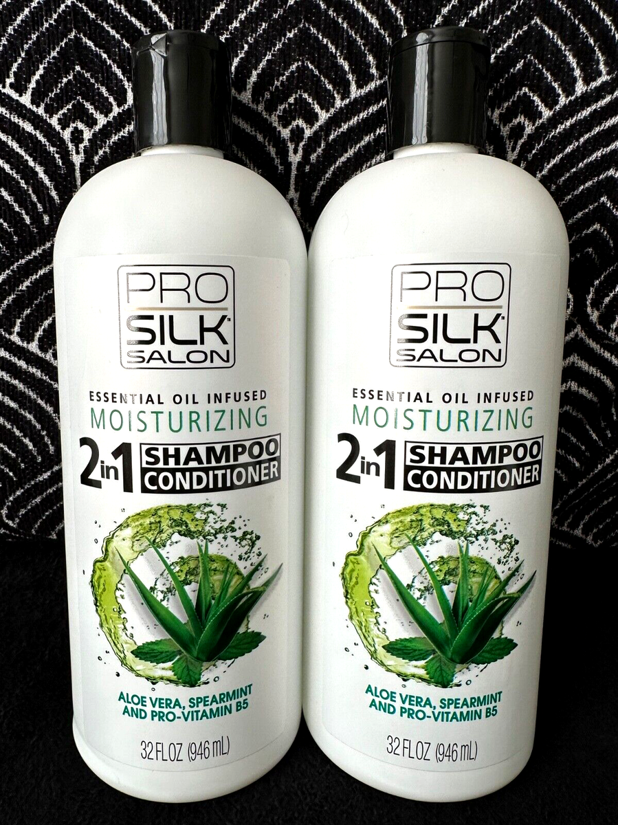 2pk PRO SILK SALON IN SHAMPOO CONDITIONER SPEARMENT VIT B5