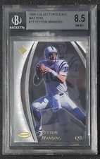 1998 Collectors Edge Masters 73 Peyton Manning Rookie 5000 Bgs 8.5