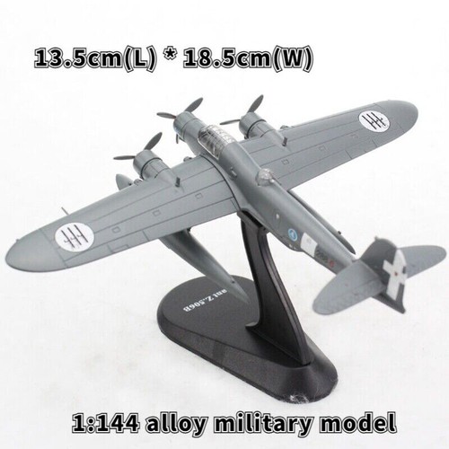 1:144 Diecast Alloy Italian CANT Z.506 Airone Floatplane AircrafModel Collection - Picture 2 of 7