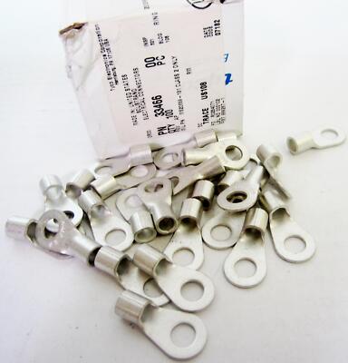 TYCO ELECTRONICS 33466 RING AND SPADE TONGUE TERMINALS - NEW - BOX OF 100