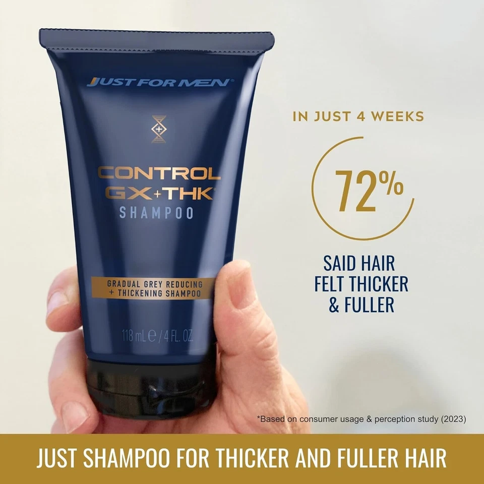 Just for Men Control GX + THK Thickening Shampoo with Grey Reduction, Shampoo - Image 2 of 4