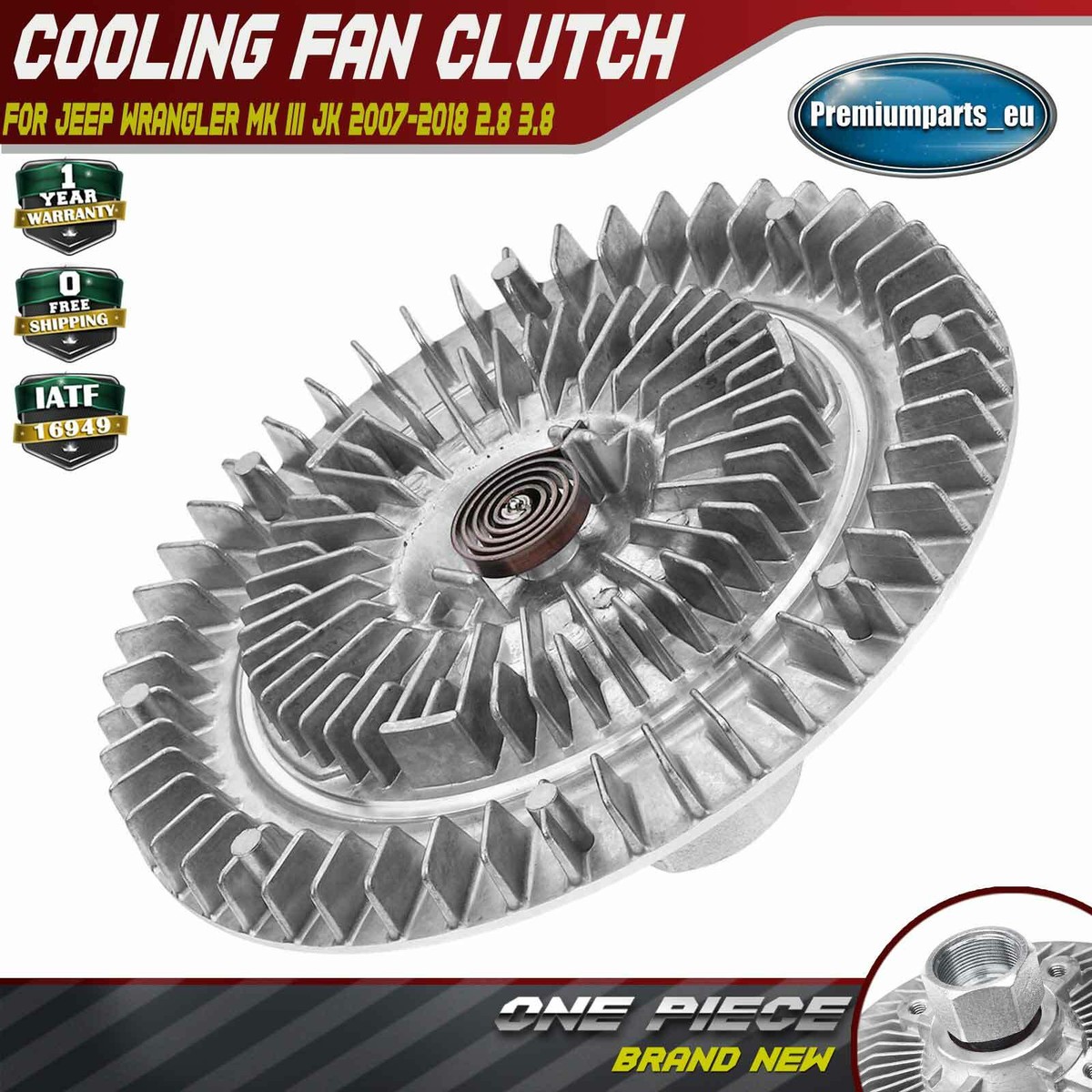 Electric Fan Kit Jeep Wrangler JK Radiator Fan Assembly - 16 Inch ...
