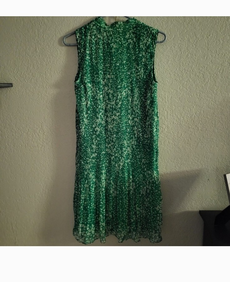 green emerald velvet dress Cotton Floral Sleeveless Midi Shirt Dress | Shirt Dress