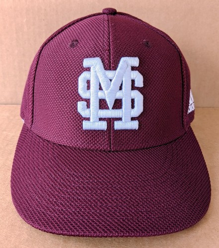 Mississippi State Maroon Adidas Fitted 