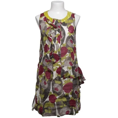 Sportmax, Kleid, Größe: 36, Weiß/Mehrfarbig, Seide/Viskose, Blumen, Damen #B97 - Bild 1 von 4