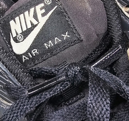 Nike Air Max 90 Mens 10.5 Black White Running Shoes Low CN8490-002 - Picture 11 of 11
