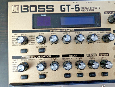 Boss GT-6 Multi-Effects Guitar Effect Pedal for sale online | eBay