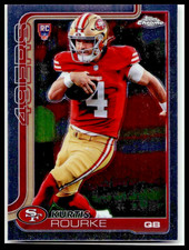 2025 Topps Chrome Kurtis Rourke Rookie RC 49ers