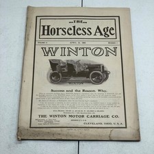 The Horseless Age - Antique Car Magazine April 26 1905 Volume 15 No. 17