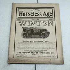 The Horseless Age - Antique Car Magazine April 26 1905 Volume 15 No. 17