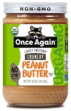 Organic Crunchy Peanut Butter Lightly Sweetened Salted