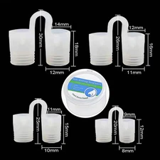 New Blue Silicone 4Pcs/Set Snoring Solution anti Snoring Devices Snore Nose Vent